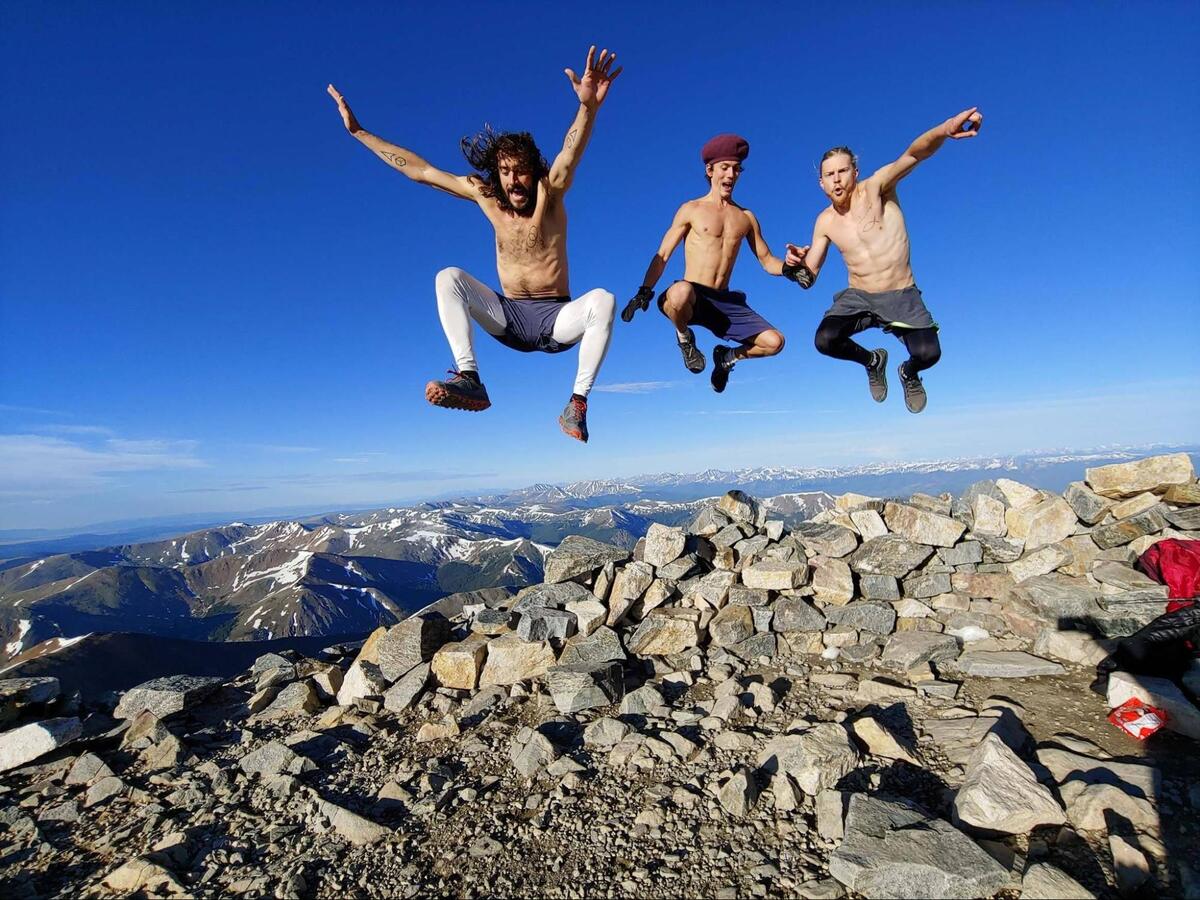 Neil Rasmussen and friends bag Torrey’s Peak in Colorado.